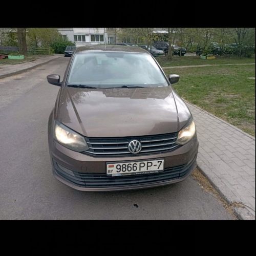Легковой седан VOLKSWAGEN POLO. год выпуска 2016, рег.знак 9866 PP-7