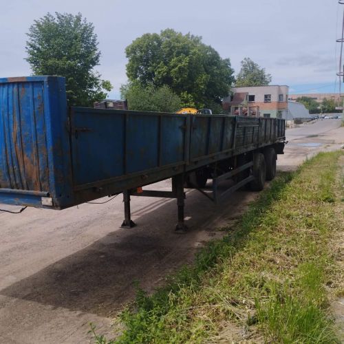 ⚡ -60% Полуприцеп бортовой MТМ 9330 04, рег. знак А1494 В-7