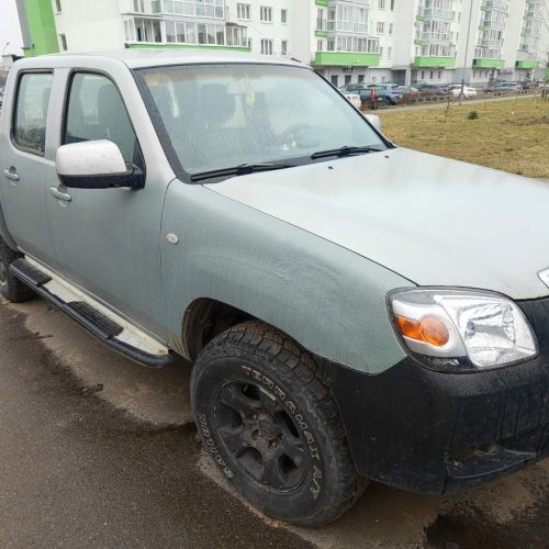 ⚡40% Автомобиль грузовой ПИКАП (PICK UP) MAZDA BT50, 2008 г.в., цвет-светло-серо-зеленый, рег.знак BA 0864-7