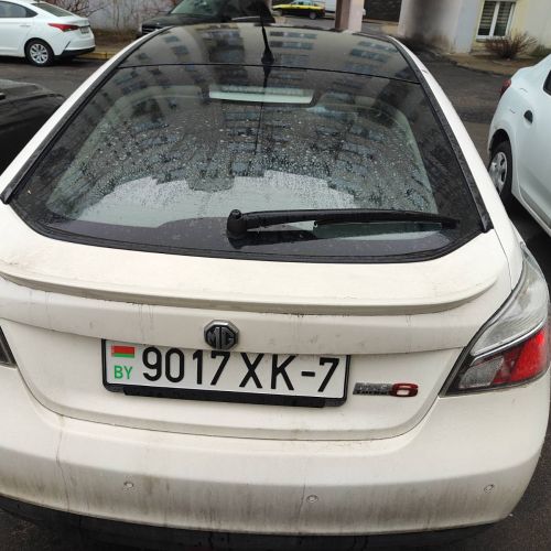 ⚡40% Легковой автомобиль хэтчбек (HATCHBACK) MG 6, 2013 г.в., цвет-белый, чёрный,  рег.знак 9017 XK-7