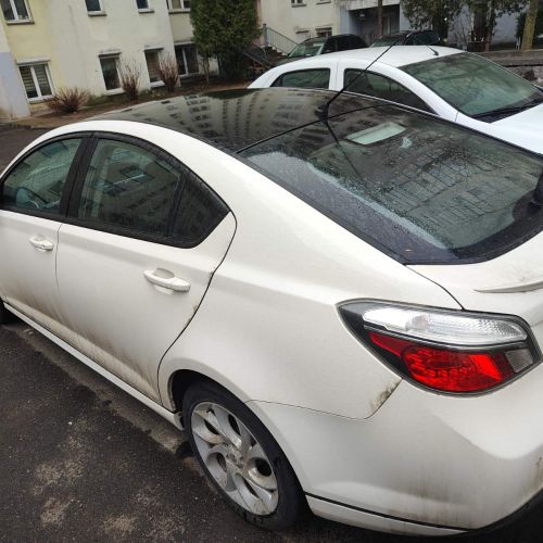 ⚡40% Легковой автомобиль хэтчбек (HATCHBACK) MG 6, 2013 г.в., цвет-белый, чёрный,  рег.знак 9017 XK-7