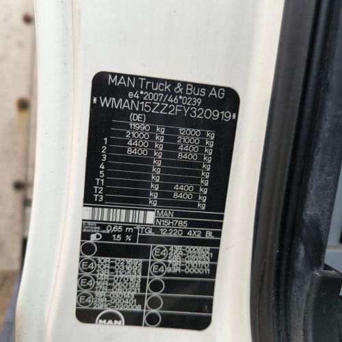 ⚡-35% Грузовой специальный фургон MAN TGL 12.220, 2014 г.в. рег. №AМ 0018-4