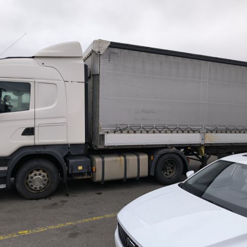 Грузовой седельный тягач SCANIA R 440 L, 2017 г.в., рег. №AK 5809-4 , полуприцеп SCHMITZ CARGOBULL SCS 24/L, 2017 г.в. рег. № А 5660 В-4
