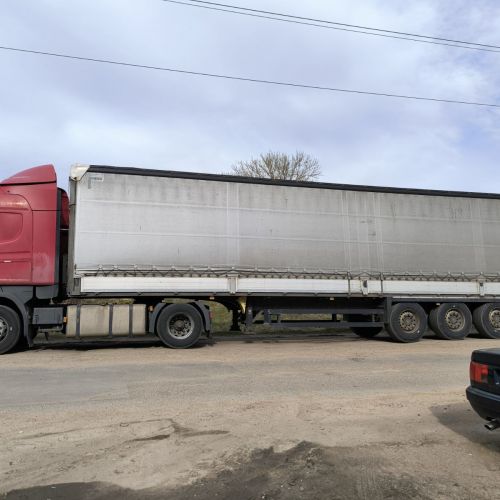 Грузовой седельный тягач SCANIA R 440 L, 2017 г.в., рег. №AK 3681-4 , полуприцеп SCHMITZ CARGOBULL SCS 24, 2017 г.в. рег. № А 5206 В-4
