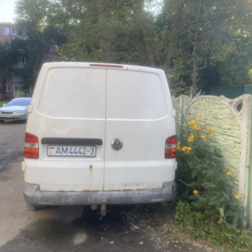 Грузовой вагон (wagon) VOLKSWAGEN TRANSPORTER, 2009 г.в., рег. знак АМ 4442-3