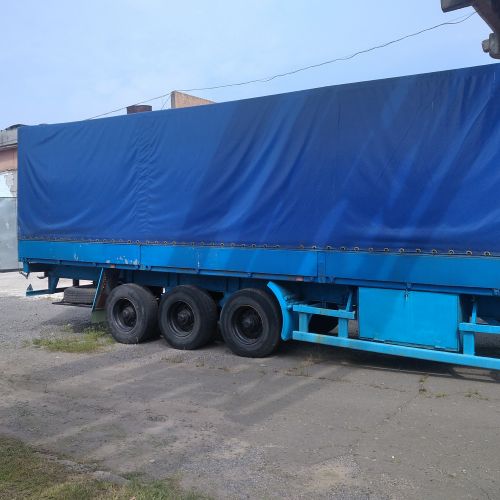 ⚡25% -Грузовой седельный тягач MAZ 54323.Полуприцеп фургон тентовый MAZ 9758 030