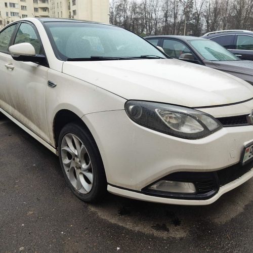 ⚡40% Легковой автомобиль хэтчбек (HATCHBACK) MG 6, 2013 г.в., цвет-белый, чёрный,  рег.знак 9017 XK-7