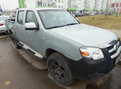 ⚡40% Автомобиль грузовой ПИКАП (PICK UP) MAZDA BT50, 2008 г.в., цвет-светло-серо-зеленый, рег.знак BA 0864-7