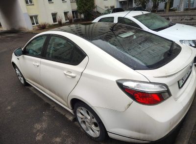 ⚡40% Легковой автомобиль хэтчбек (HATCHBACK) MG 6, 2013 г.в., цвет-белый, чёрный,  рег.знак 9017 XK-7