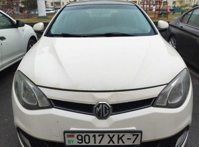 ⚡40% Легковой автомобиль хэтчбек (HATCHBACK) MG 6, 2013 г.в., цвет-белый, чёрный,  рег.знак 9017 XK-7