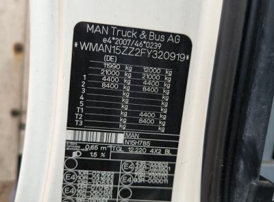 ⚡-35% Грузовой специальный фургон MAN TGL 12.220, 2014 г.в. рег. №AМ 0018-4