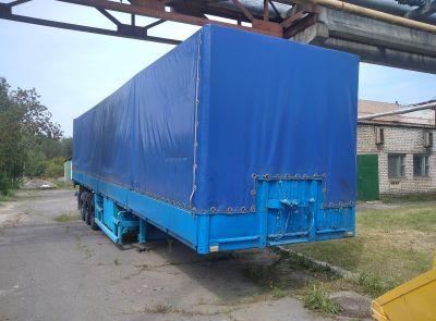⚡25% -Грузовой седельный тягач MAZ 54323.Полуприцеп фургон тентовый MAZ 9758 030