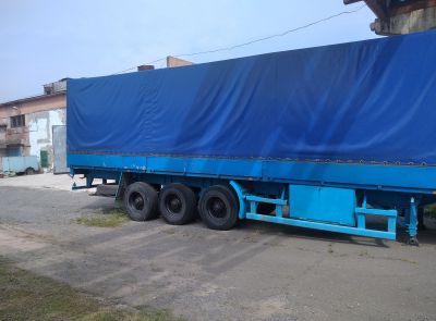 ⚡25% -Грузовой седельный тягач MAZ 54323.Полуприцеп фургон тентовый MAZ 9758 030