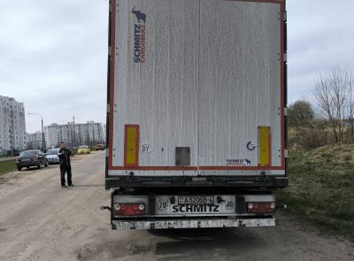 Грузовой седельный тягач SCANIA R 440 L, 2017 г.в., рег. №AK 3681-4 , полуприцеп SCHMITZ CARGOBULL SCS 24, 2017 г.в. рег. № А 5206 В-4