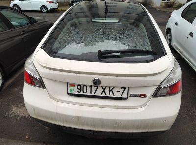 ⚡40% Легковой автомобиль хэтчбек (HATCHBACK) MG 6, 2013 г.в., цвет-белый, чёрный,  рег.знак 9017 XK-7