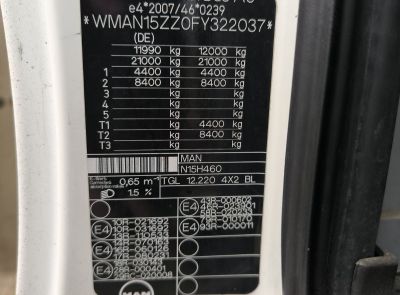 Грузовой специальный фургон MAN TGL 12.220, 2014 г.в. рег. №АК 3686-4