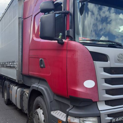 Грузовой седельный тягач SCANIA R 440 L, 2017 г.в., рег. №AK 4193-4 , полуприцеп SCHMITZ CARGOBULL SCS 24, 2017 г.в. рег. № А 5210 В-4