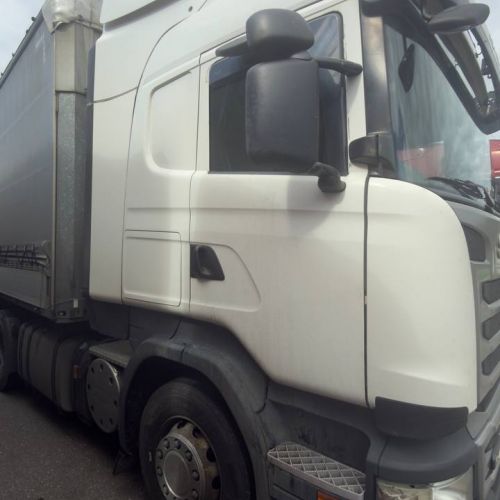 Грузовой седельный тягач SCANIA R 440, 2017 г.в., рег. №AK 5814-4 , полуприцеп SCHMITZ CARGOBULL SCS 24/L, 2017 г.в. рег. № А 5667 В-4