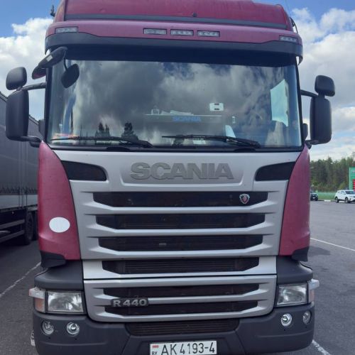 Грузовой седельный тягач SCANIA R 440 L, 2017 г.в., рег. №AK 4193-4 , полуприцеп SCHMITZ CARGOBULL SCS 24, 2017 г.в. рег. № А 5210 В-4