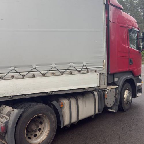 Грузовой седельный тягач SCANIA R 440, 2017 г.в., рег. №AK 5798-4 , полуприцеп SCHMITZ CARGOBULL SCS 24/L, 2017 г.в. рег. № А 5659 В-4