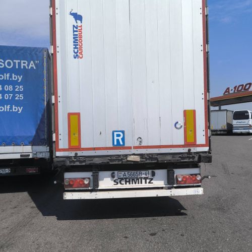 Грузовой седельный тягач SCANIA R 440, 2017 г.в., рег. №AK 5813-4 , полуприцеп SCHMITZ CARGOBULL SCS 24/L, 2017 г.в. рег. № А 5665 В-4