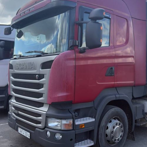 Грузовой седельный тягач SCANIA R 440 L, 2017 г.в., рег. №AK 4193-4 , полуприцеп SCHMITZ CARGOBULL SCS 24, 2017 г.в. рег. № А 5210 В-4