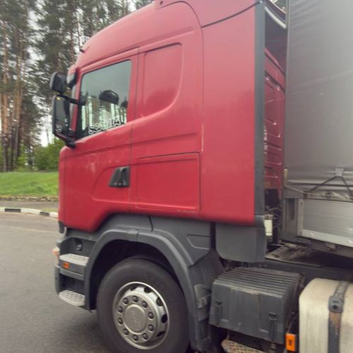 Грузовой седельный тягач SCANIA R 440 L, 2017 г.в., рег. №AK 3667-4 , полуприцеп SCHMITZ CARGOBULL SCS 24/L, 2017 г.в. рег. № А 5658 В-4