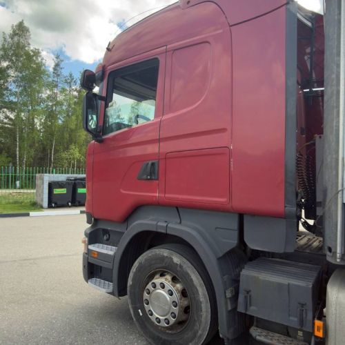 Грузовой седельный тягач SCANIA R 440 L, 2017 г.в., рег. №AK 3689-4 , полуприцеп SCHMITZ CARGOBULL SCS 24, 2017 г.в. рег. № А 5203 В-4