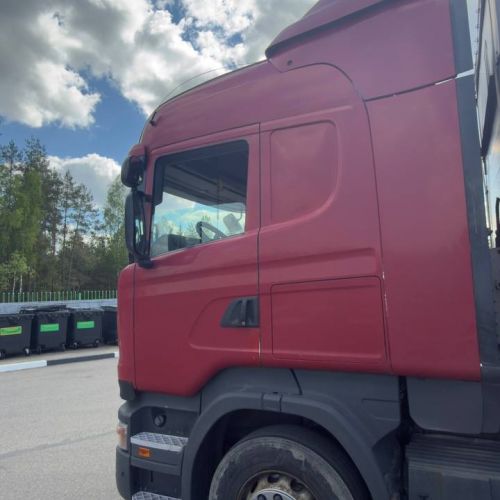 Грузовой седельный тягач SCANIA R 440 L, 2017 г.в., рег. №AK 3689-4 , полуприцеп SCHMITZ CARGOBULL SCS 24, 2017 г.в. рег. № А 5203 В-4