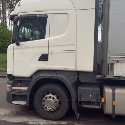 Грузовой седельный тягач SCANIA R 440, 2017 г.в., рег. №AK 5798-4 , полуприцеп SCHMITZ CARGOBULL SCS 24/L, 2017 г.в. рег. № А 5659 В-4