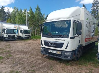 Грузовой специальный фургон  MAN TGL 12.220, 2014 г.в., рег. № АК 3617-4