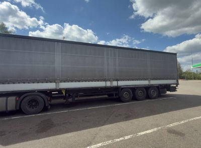 Грузовой седельный тягач SCANIA R 440, 2017 г.в., рег. №AK 5814-4 , полуприцеп SCHMITZ CARGOBULL SCS 24/L, 2017 г.в. рег. № А 5667 В-4
